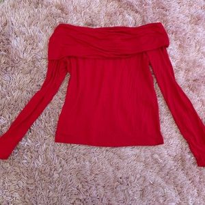 Off the shoulder shirt
